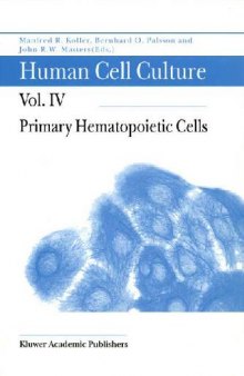 Human Cell Culture. Primary Hematopoietic Cells