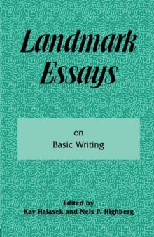 Landmark Essays on Basic Writing: Volume 18
