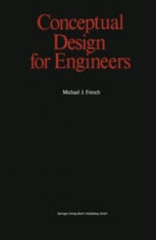 Conceptual Design for Engineers