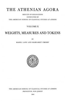 Weights, Measures and Tokens.