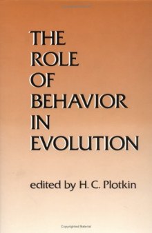 The Role of behavior in evolution  