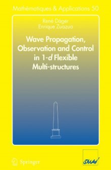 Wave Propagation, Observation and Control in 1 - d Flexible Multi-Structures