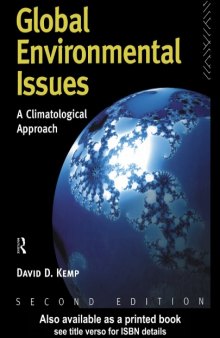Global environmental issues : a climatological approach