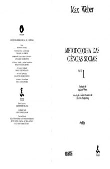 Max Weber e a objetividade do conhecimento nas ciências da cultura: um breve guia para o texto A ‘Objetividade’ do Conhecimento na Ciência Social e na Ciência Política (1904)