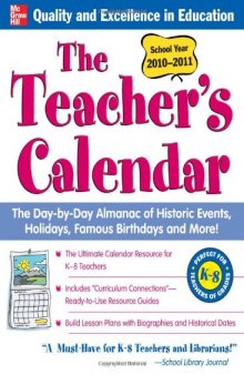 The Teachers Calendar, School Year 2010-2011 (Teacher's Calendar)