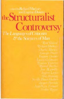 The Structuralist Controversy: The Languages of Criticism and the Sciences of Man