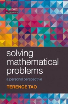 Solving Mathematical Problems: A Personal Perspective