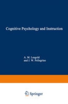 Cognitive Psychology and Instruction