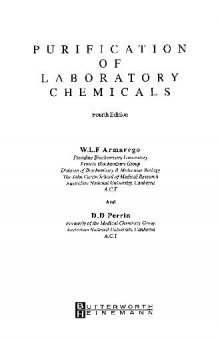 Purification of Laboratory Chemicals