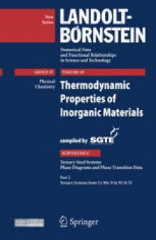 Ternary Steel Systems: Phase Diagrams and Phase Transition Data: Part 2: Ternary Systems from Cr-Mn-N to Ni-Si-Ti