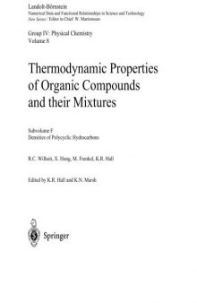 Densities of Polycylic Hydrocarbons