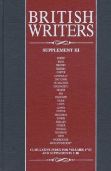 BRITISH WRITERS, Supplement III