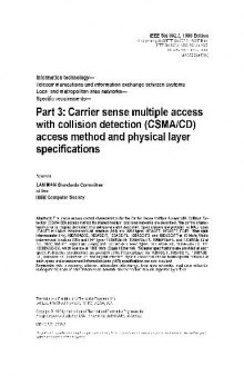 IEEE CSMA/CD Access Method 802.3