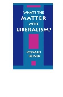 What's the Matter with Liberalism?