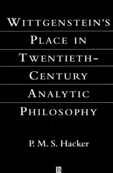 Wittgenstein’s place in twentieth-century analytic philosophy