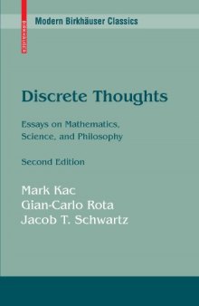 Discrete Thoughts: Essays on Mathematics, Science, and Philosophy