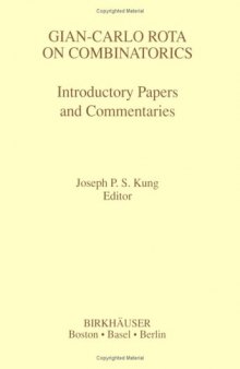 Gian-Carlo Rota on combinatorics: introductory papers and commentaries