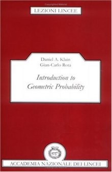 Introduction to geometric probability