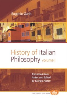 History of Italian Philosophy (Vol. 1, 2)