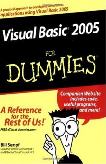 VISUAL BASIC 2005 FOR DUMMIES