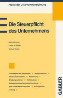 Die Steuerpflicht des Unternehmens