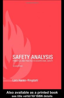 Safety Analysis: Principles and Practice in Occupational Safety, Second Edition