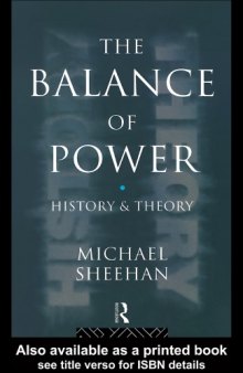 The Balance of Power: History and Theory  