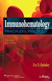 Immunohematology: Principles and Practice (3rd Edition)