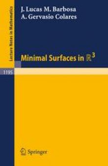 Minimal Surfaces in ℝ3 