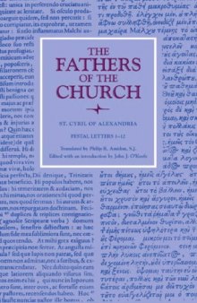 Cyril of Alexandria: Festal Letters 1-12