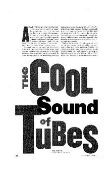 The cool sound of tubes