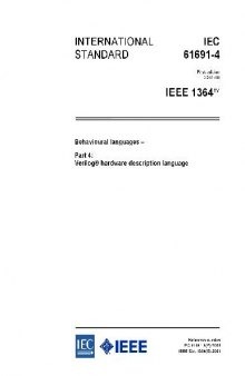 Verilog Hardware Description Language. IEEE 1364
