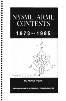 NYSML-ARML Contests 1973-1985