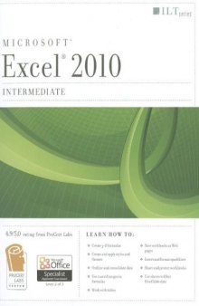 Excel 2010: Intermediate (Student Manual)