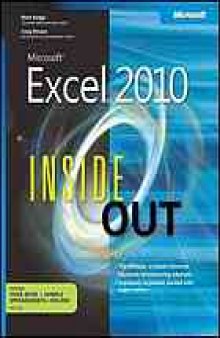 Microsoft Excel 2010 inside out