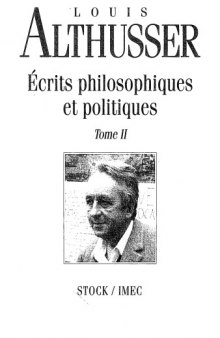 Écrits philosophiques et politiques