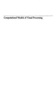 Computational models of visual processing