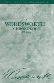 A Wordsworth Chronology