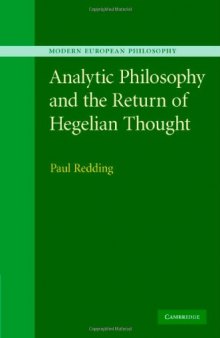 Analytic philosophy and the return of Hegelian thought