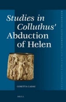 Studies in Colluthus' "Abduction of Helen"