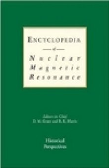 Encyclopedia of Nuclear Magnetic Resonance
