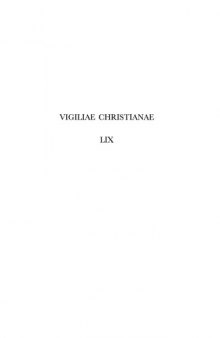 [Journal] Vigiliae Christianae: A Review of Early Chistian Life and Language. Vol. 59