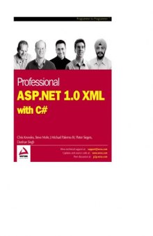 Professional ASP.NET 1.0 XML with C#