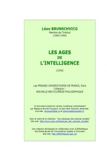 Les ages de l'intelligence