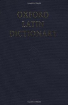 Oxford Latin Dictionary  