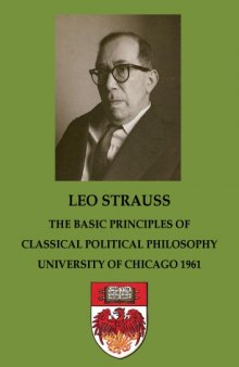 Basic Principles of Classical Political Philosophy