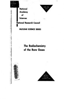 The radiochemistry of the rare gases