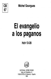 El Evangelio a los Paganos (Hch 13-28)