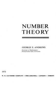 Number Theory  