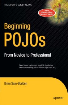 Beginning POJOs: From Novice to Professional